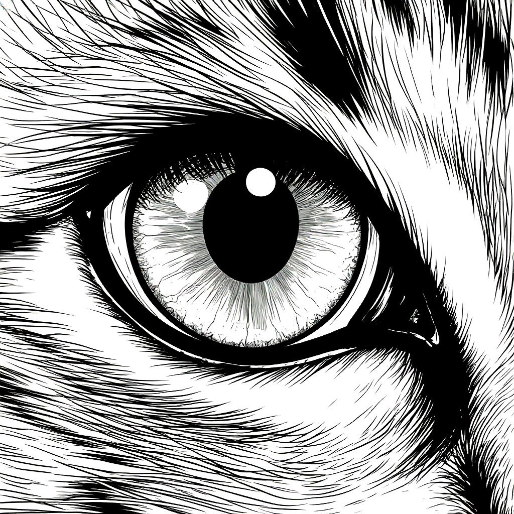 Кошачий глаз (рисунок ИИ)