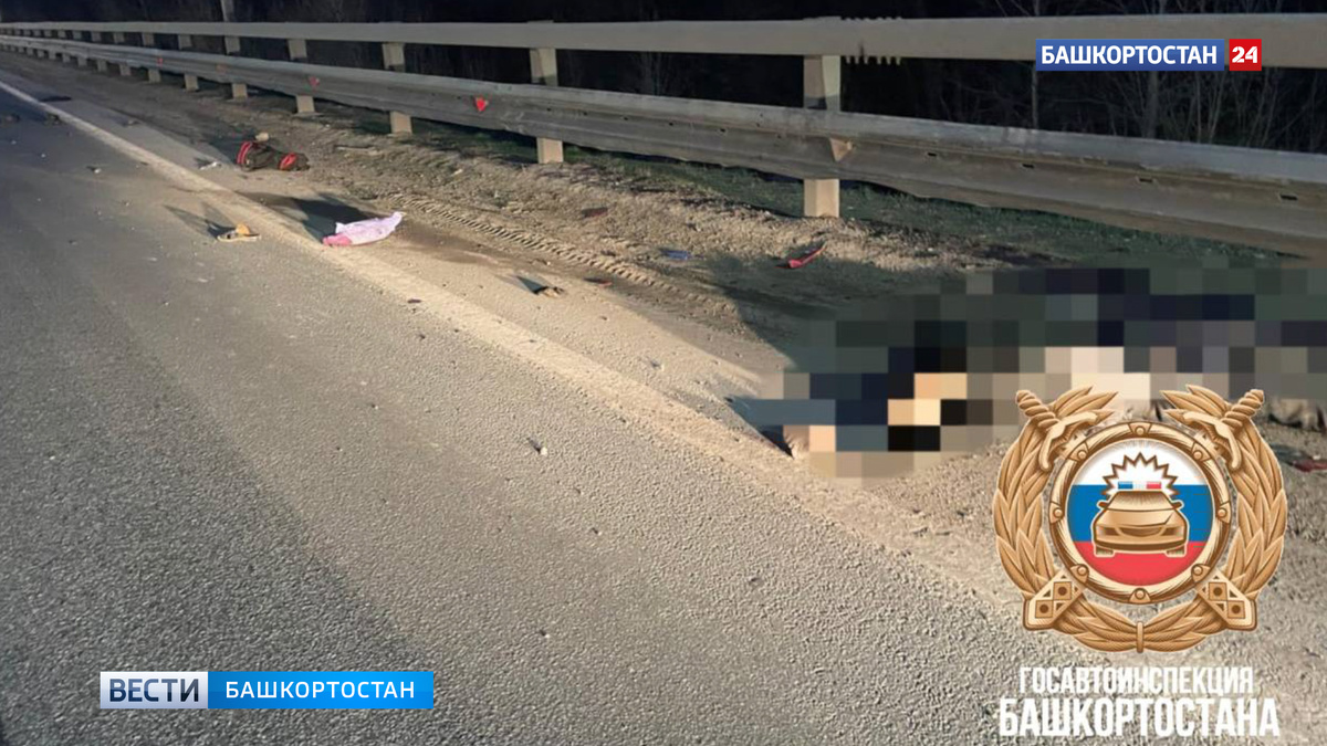    В Уфимском районе на трассе водитель грузовика сбил насмерть 69-летнего пешехода