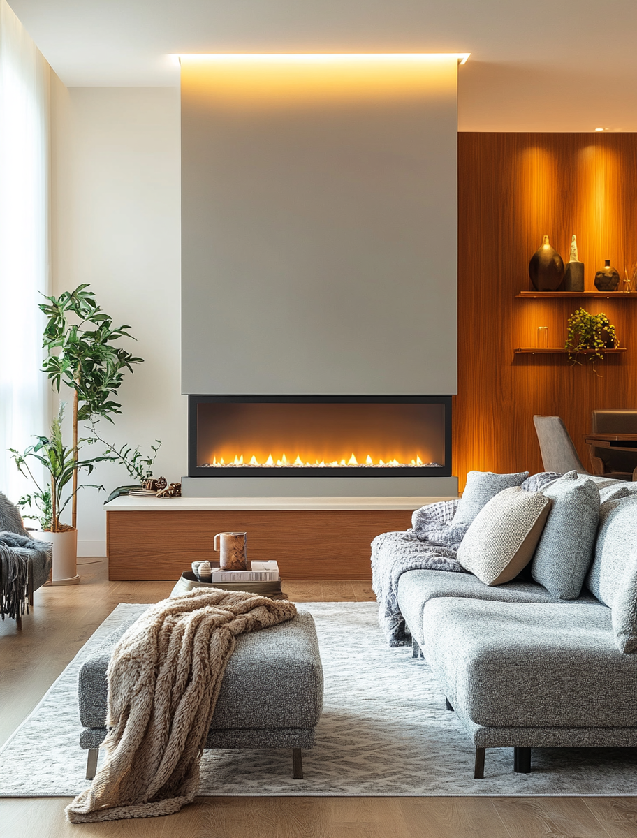    Электрокамин Panoramic 02-33 LED FX: создайте идеальный уют и современную атмосферу в вашем доме Kamin