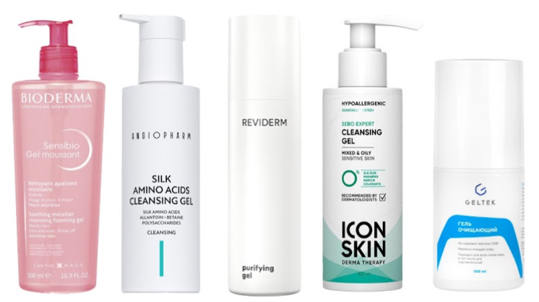 Гели для умывания для нормальной/комбинированной кожи