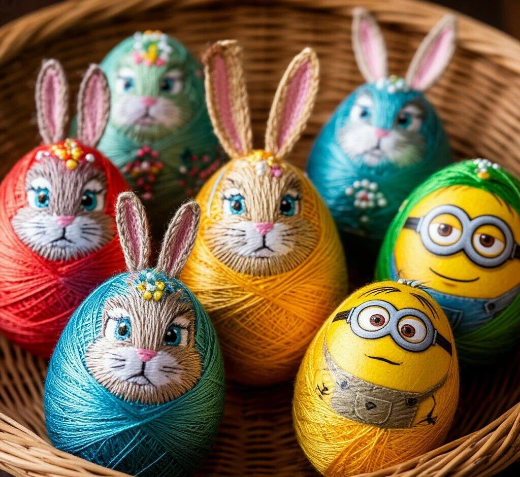 Креативные идеи для украшения яиц на Пасху