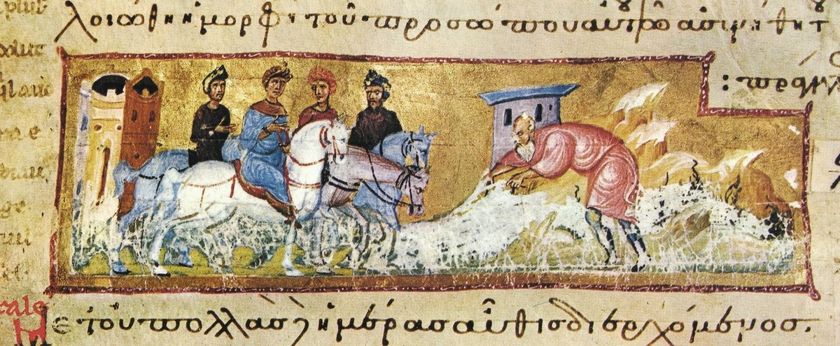 Иоасаф царевич встречает старца.