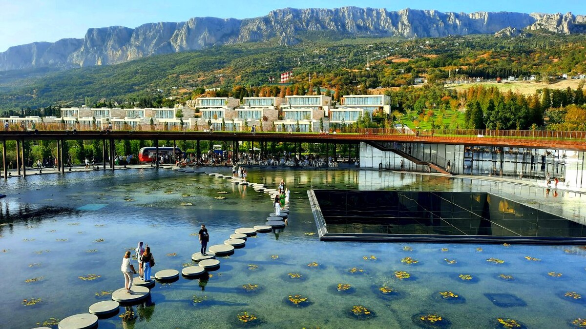 Винный парк отеля Мрия в Крыму