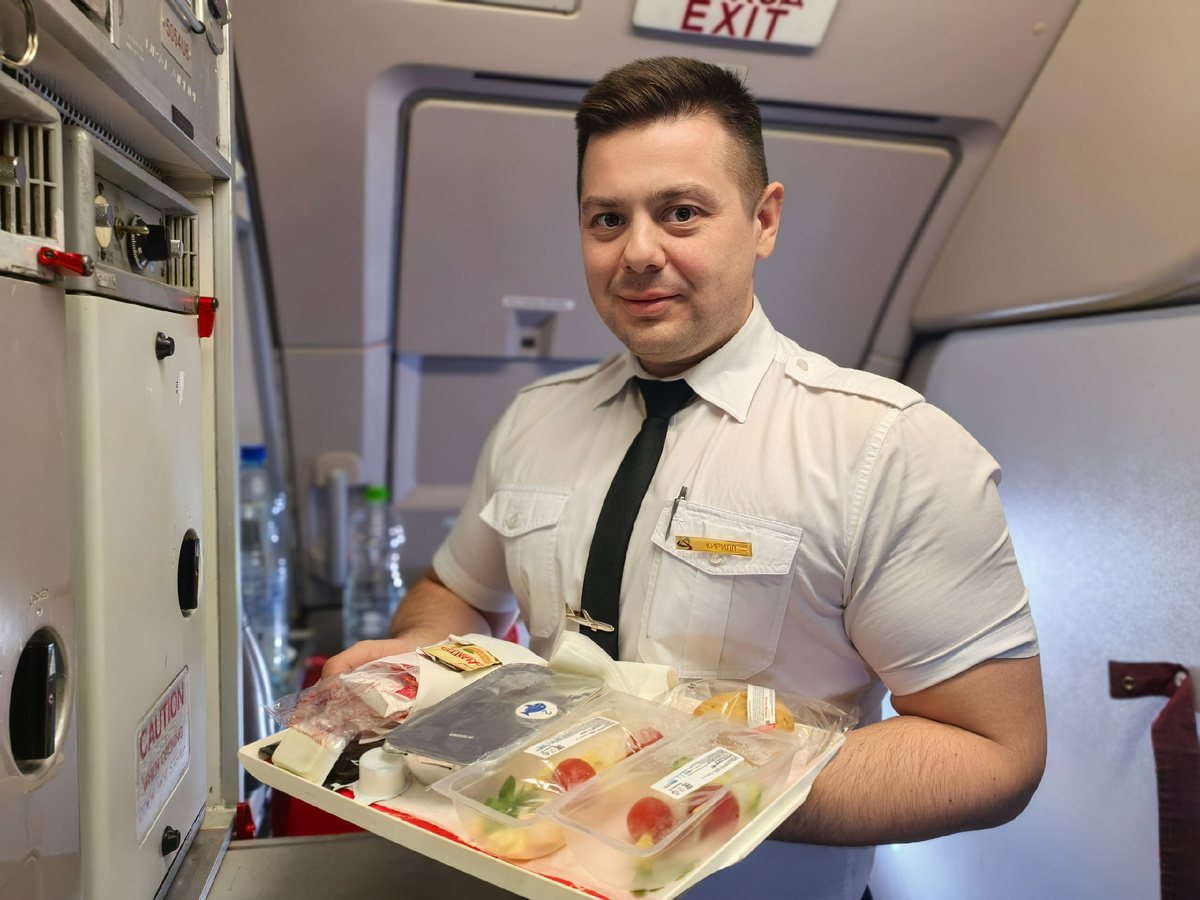 Во время полета в А320. SVX-AER