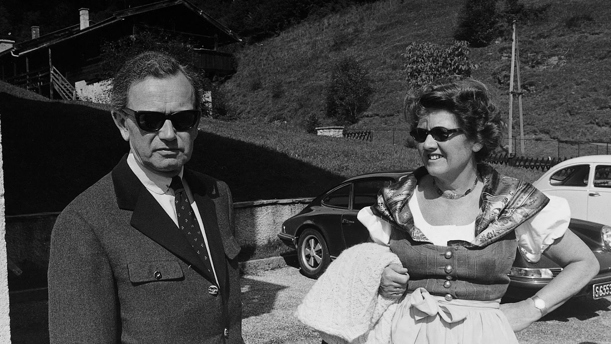 Дети основателя компании Фердинанда Порше: Луиза Пиех и Ферри Порше.