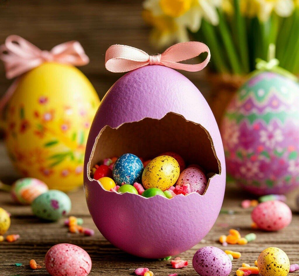 Яйца-сюрпризы с двойной скорлупой