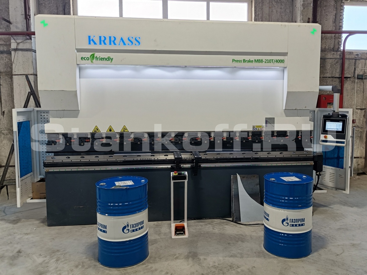  Гидравлический листогибочный пресс KRRASS с ЧПУ KRRASS MB8-210Т/4000

