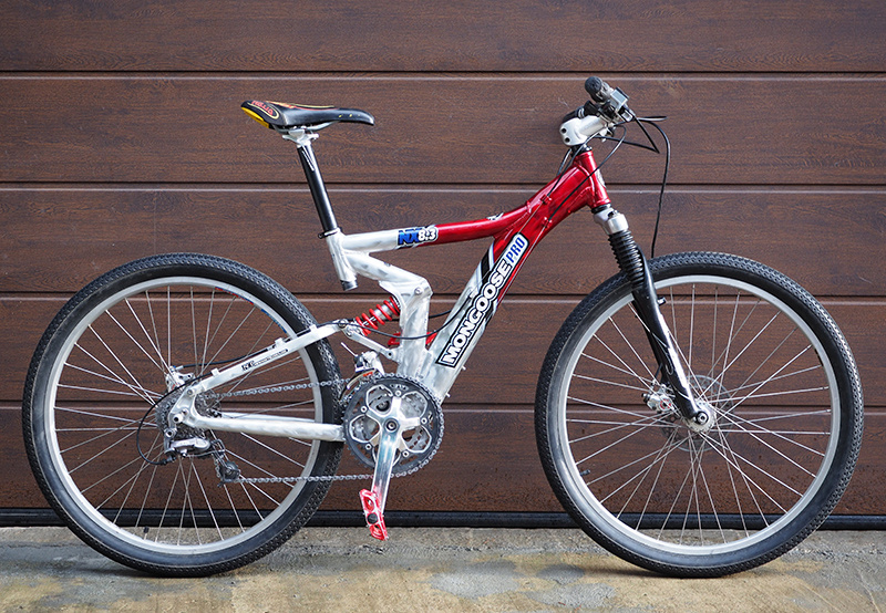 Американский горный велосипед Mongoose Pro NX 8.3, изготоленный в 1999 году. Из коллекции Веломузея Андрея Мятиева.