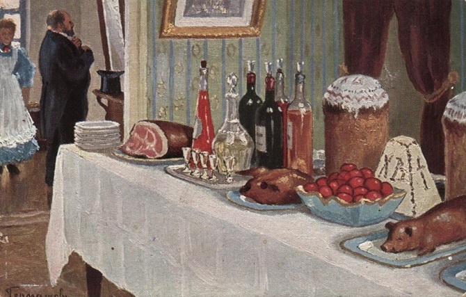 Михаил Гермашев. Пасхальный стол