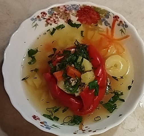 Перец фаршированный. Помидор фаршированный!