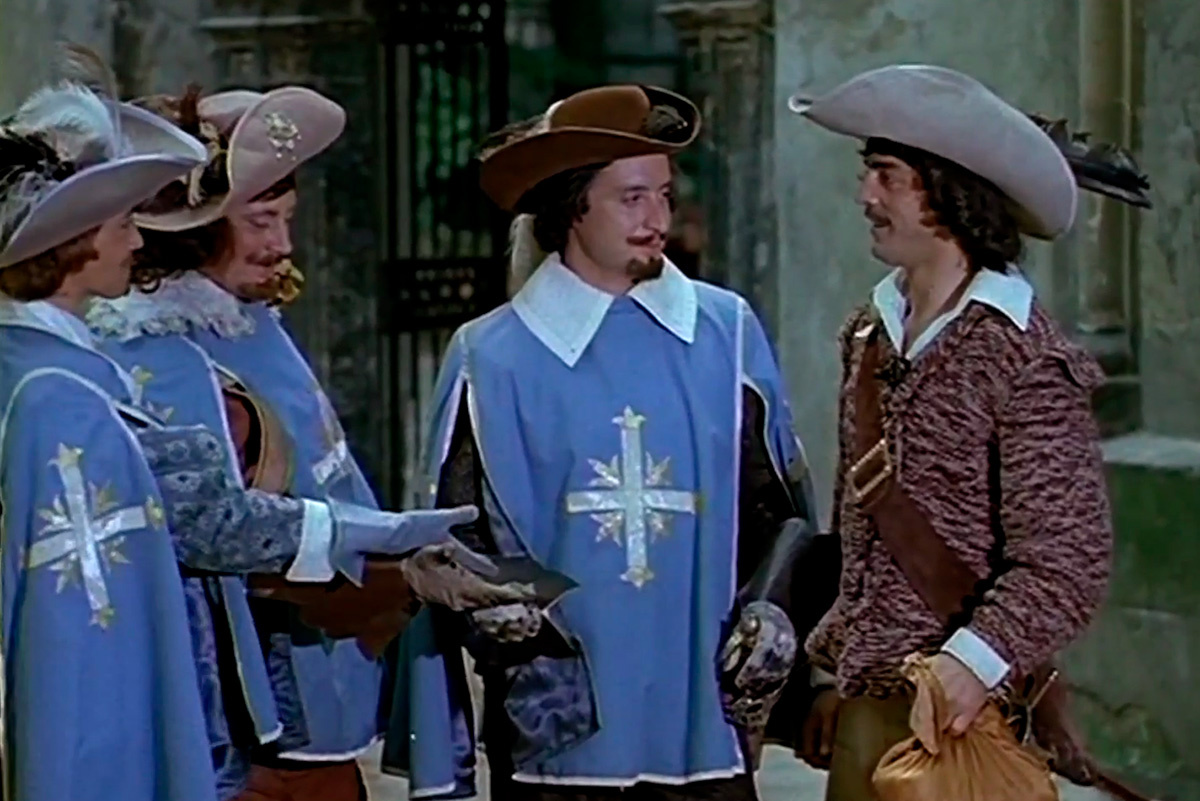 Odesa Film Studio / YouTube📷Игорь Старыгин, Валентин Смирнитский, Вениамин Смехов и Михаил Боярский в фильме «Д’Артаньян и три мушкетера», 1979 год