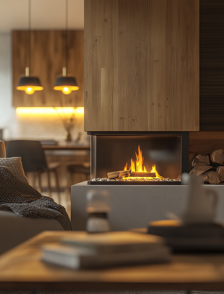    Электрический камин Skagen 26: создайте уют и стиль в вашем доме с 3D эффектом живого пламени Kamin