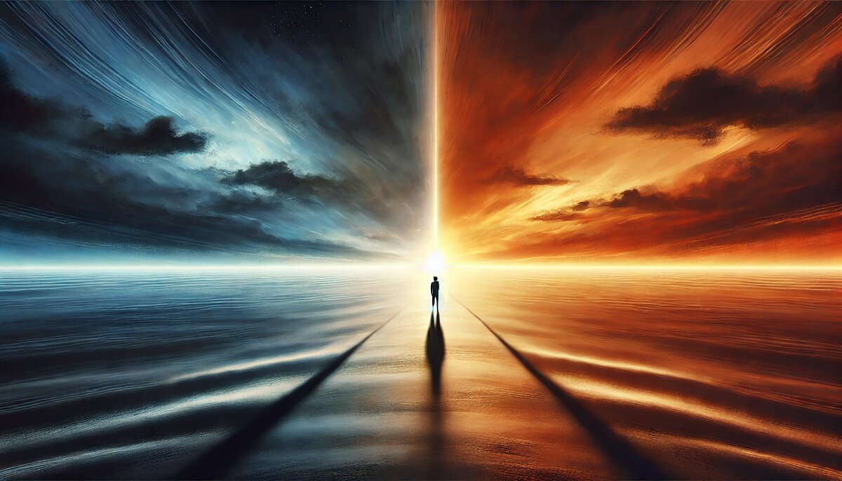 Стоять на краю жизни, где сожаление встречается с надеждой, — момент истины.