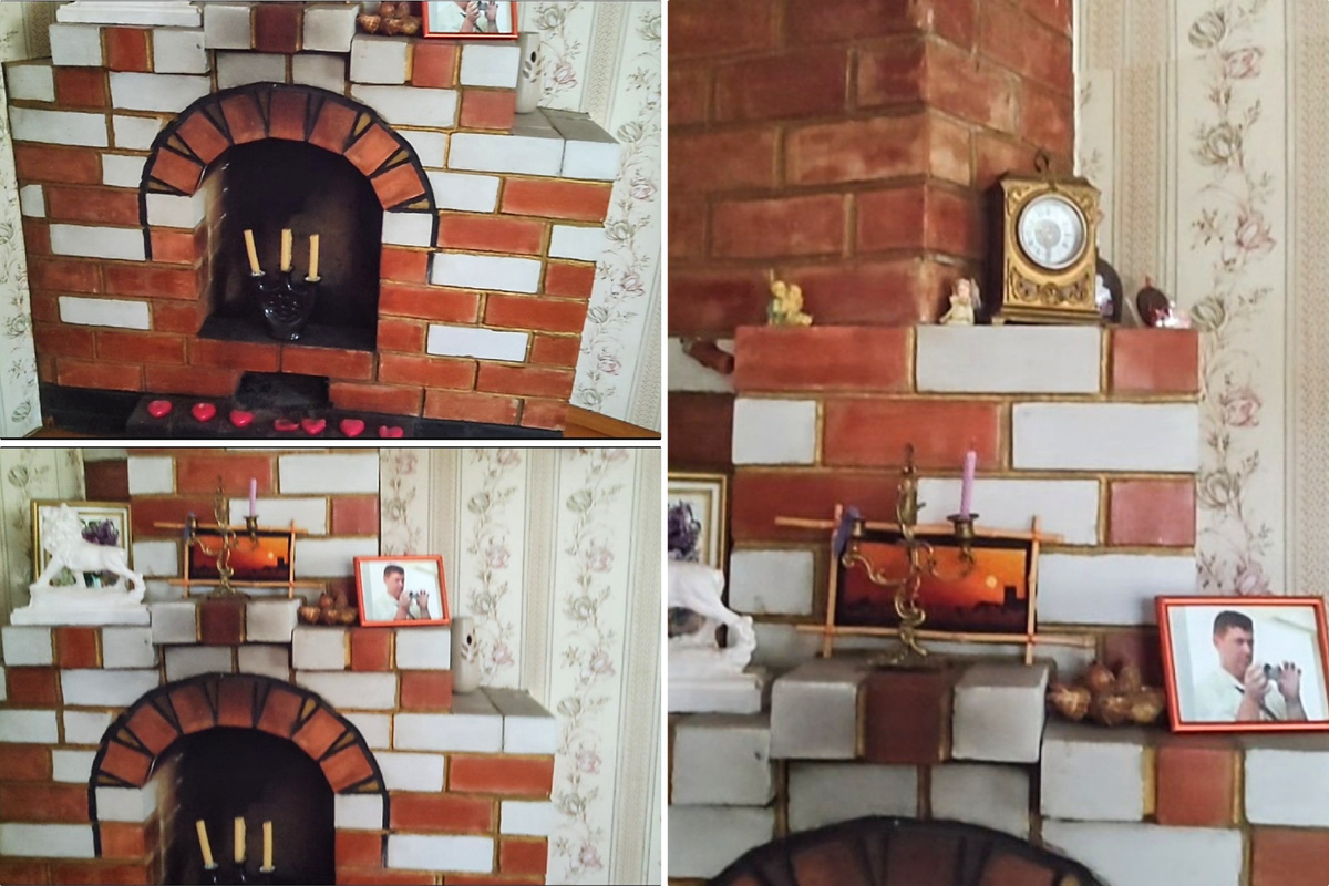 Камин. Видео не загружается, пишет не формат. Поэтому только камином делюсь)