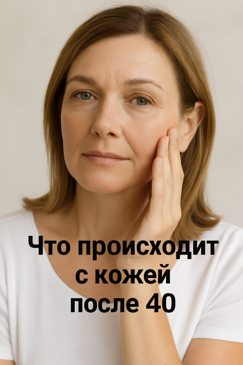 Что происходит с кожей после 40 лет: анатомия возрастных изменений