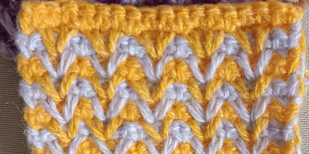 Узор крючком просто и красиво