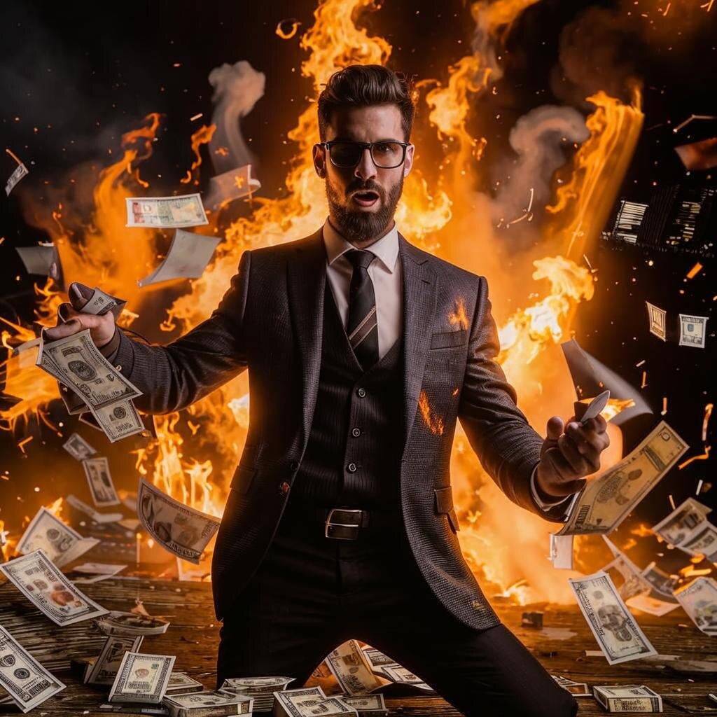 © 🔥FIRE, штопаный рубль