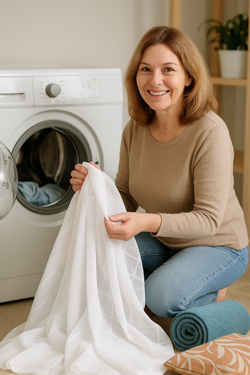 Как стирать зановески в стиральной машине