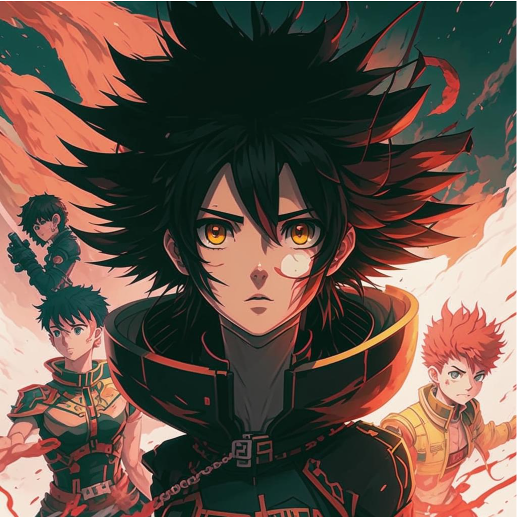 Хроники аниме-революции. Иллюстрация сгенерирована нейросетью