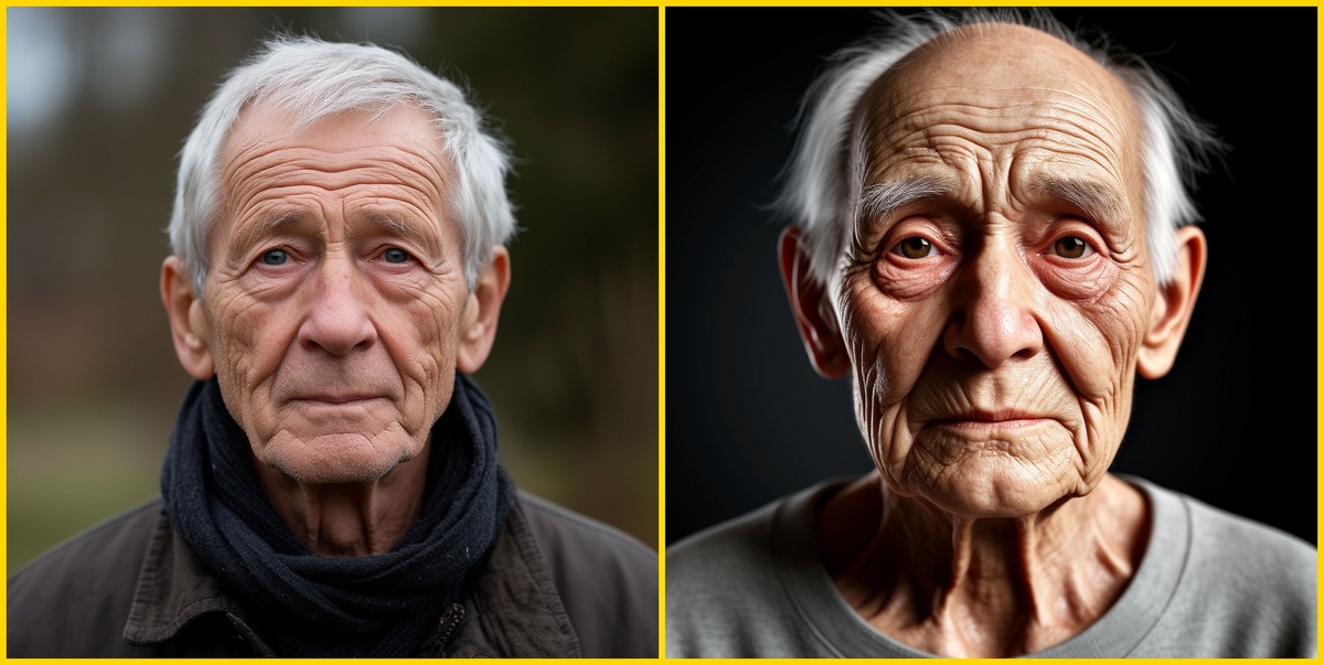 В один и тот же возраст, можно выглядеть совершенно по разному