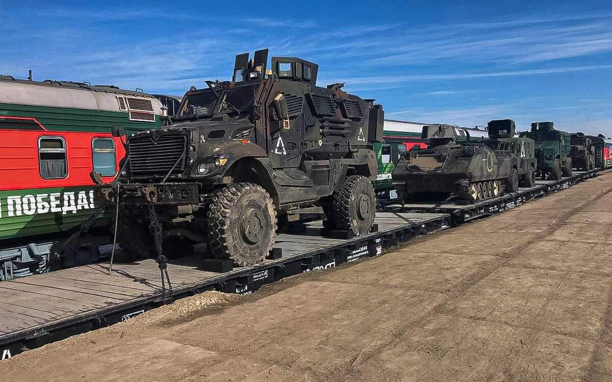    Агитпоезд с трофейной техникой из зоны СВО приедет в Липецк правительства Липецкой области