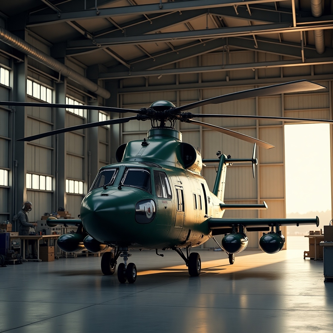 МИ-28Н Боевой вертолет на вооружении РФ.