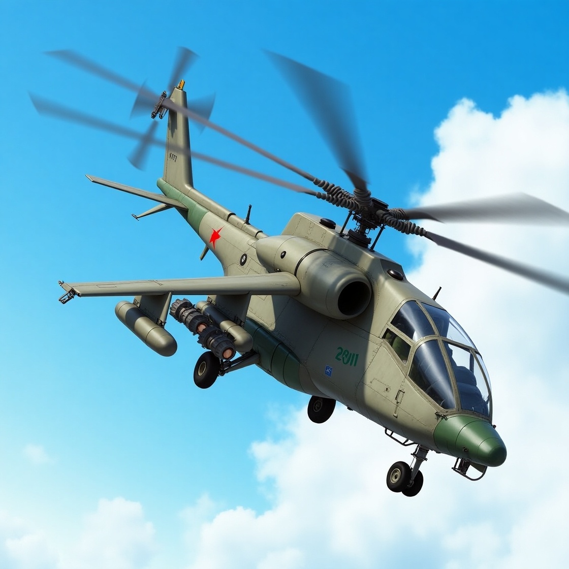 МИ-28Н Боевой вертолет на вооружении РФ.