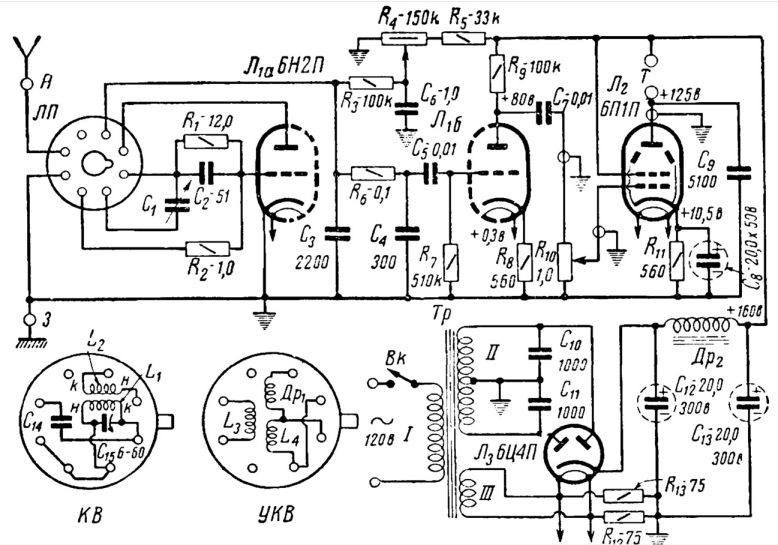 Рис. 2. Из журнала Радио №8 за 1953 год