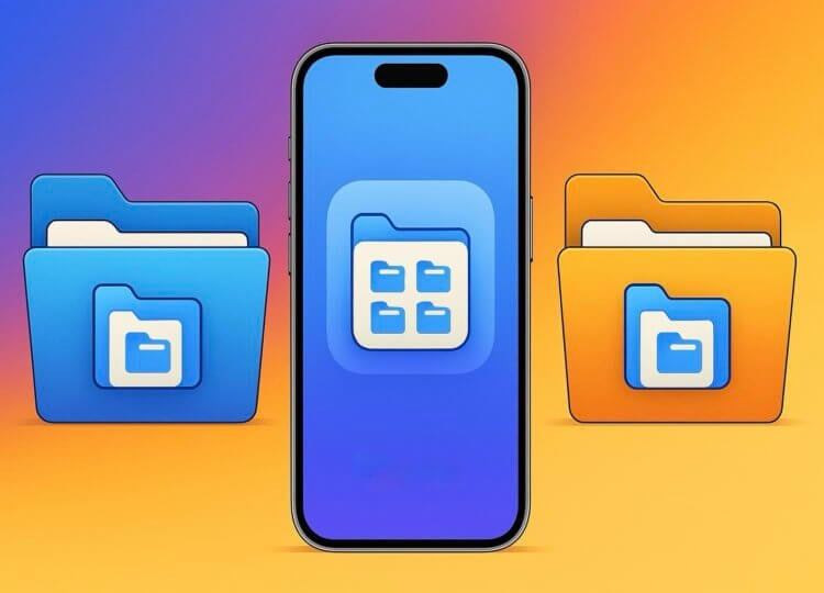    Создаём папку с папками на iPhone и освобождаем рабочий стол