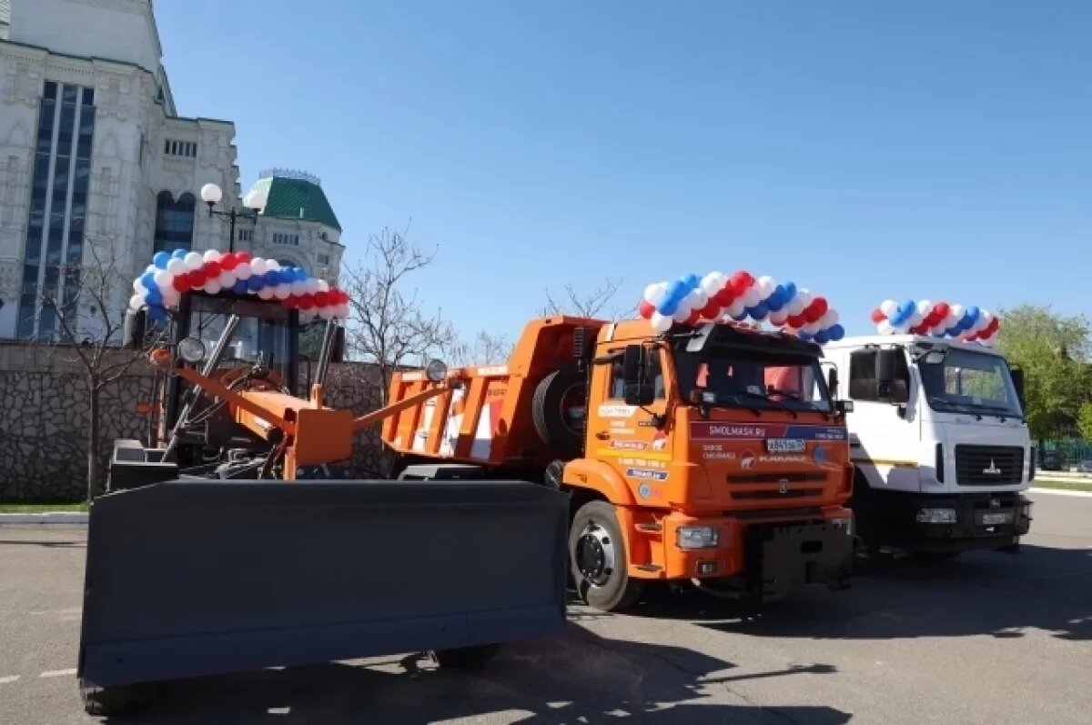    «Чистый город» Астрахани пополнился новой спецтехникой