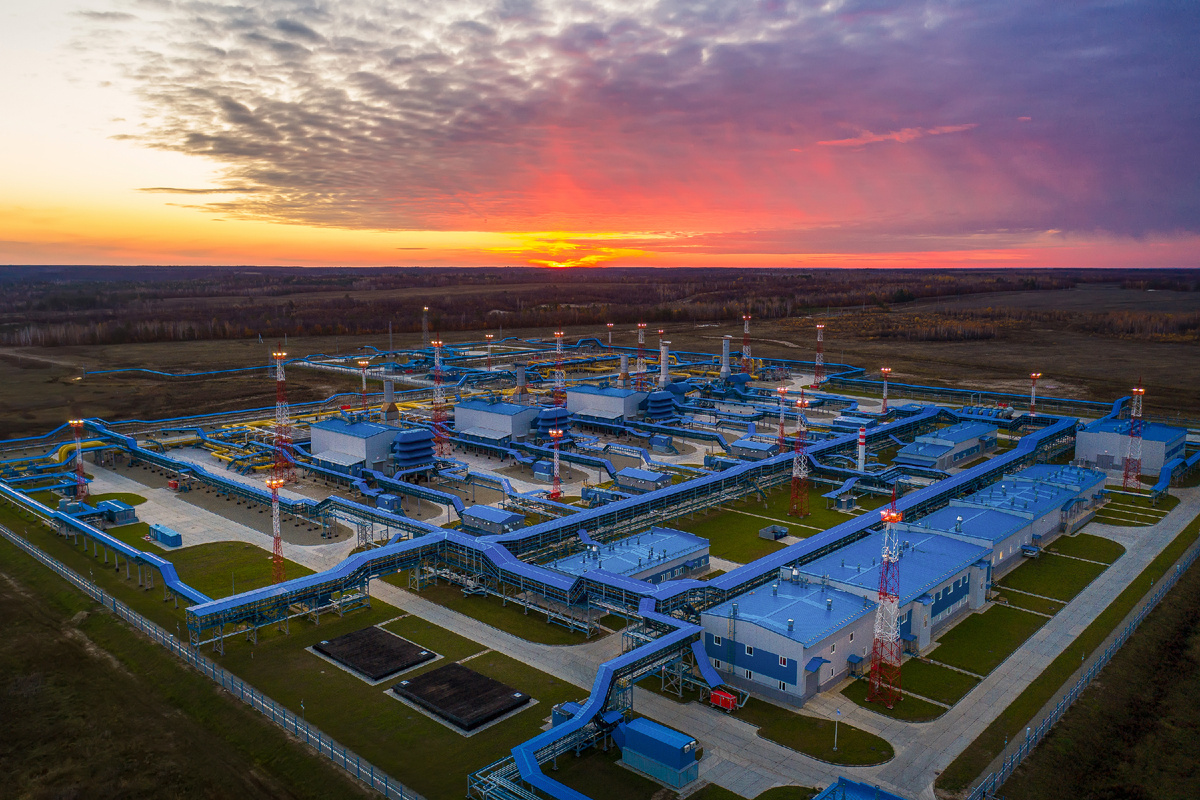 Компрессорная станция «Атаманская», Амурская область. Источник: gazprom.ru