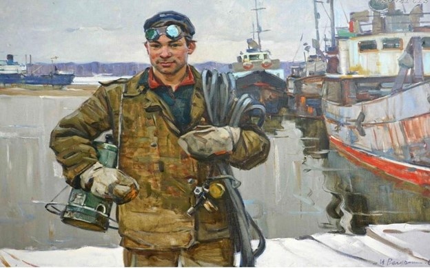 Игорь Раздрогин. «Портрет А. Иванова». 1961