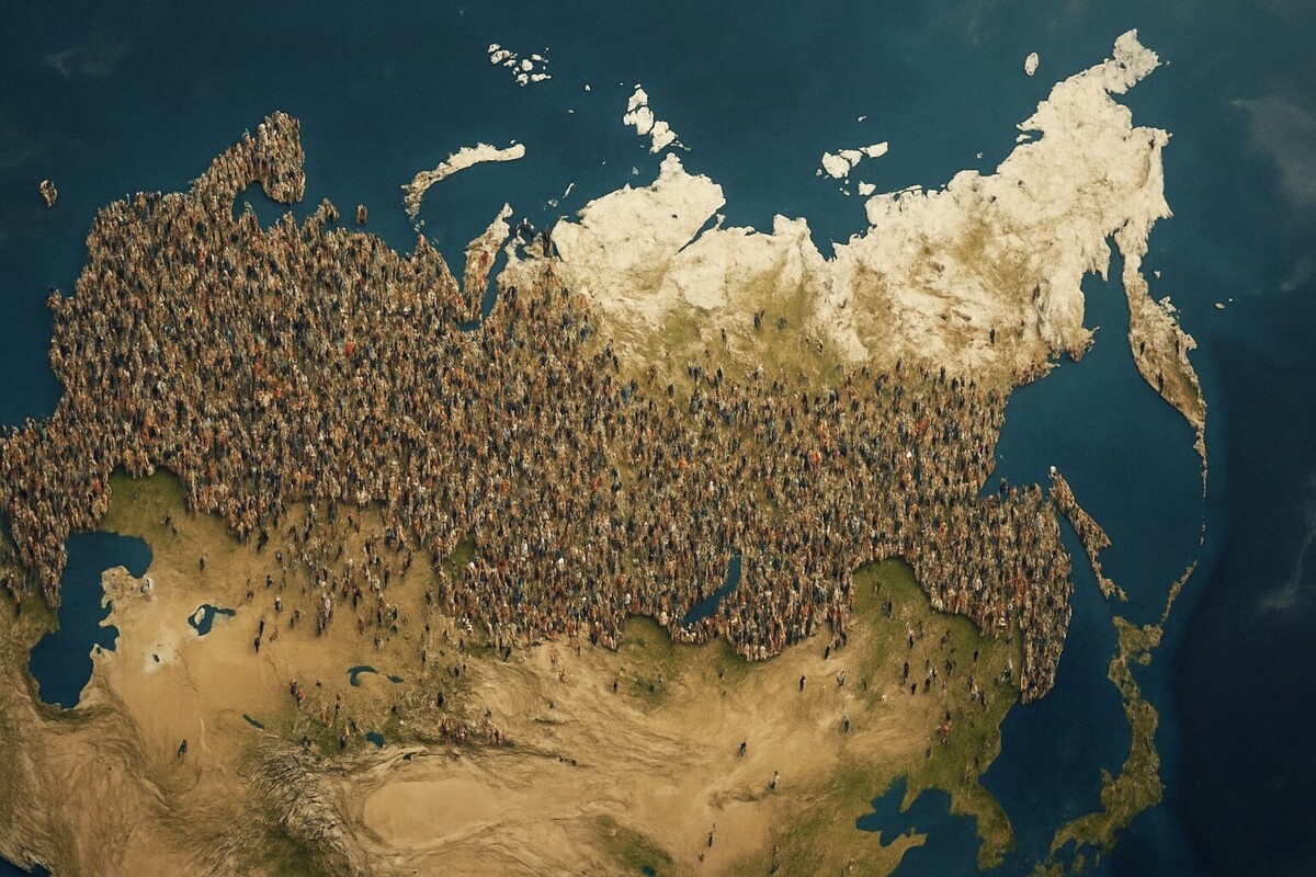    Тому, что в США живет больше людей, чем в России, есть логичное объяснение