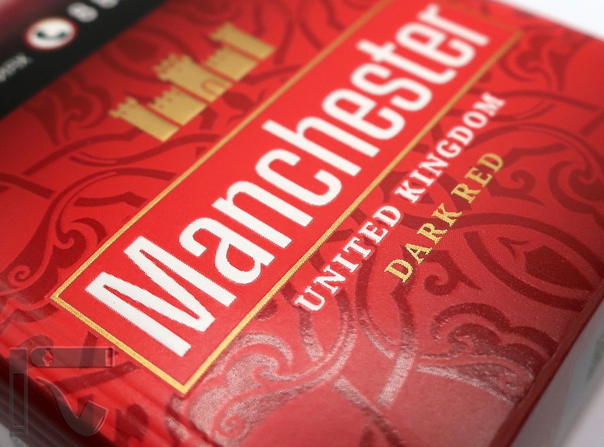 Сигареты Manchester Dark Red. Фото: © канал "Уголок Курильщика"