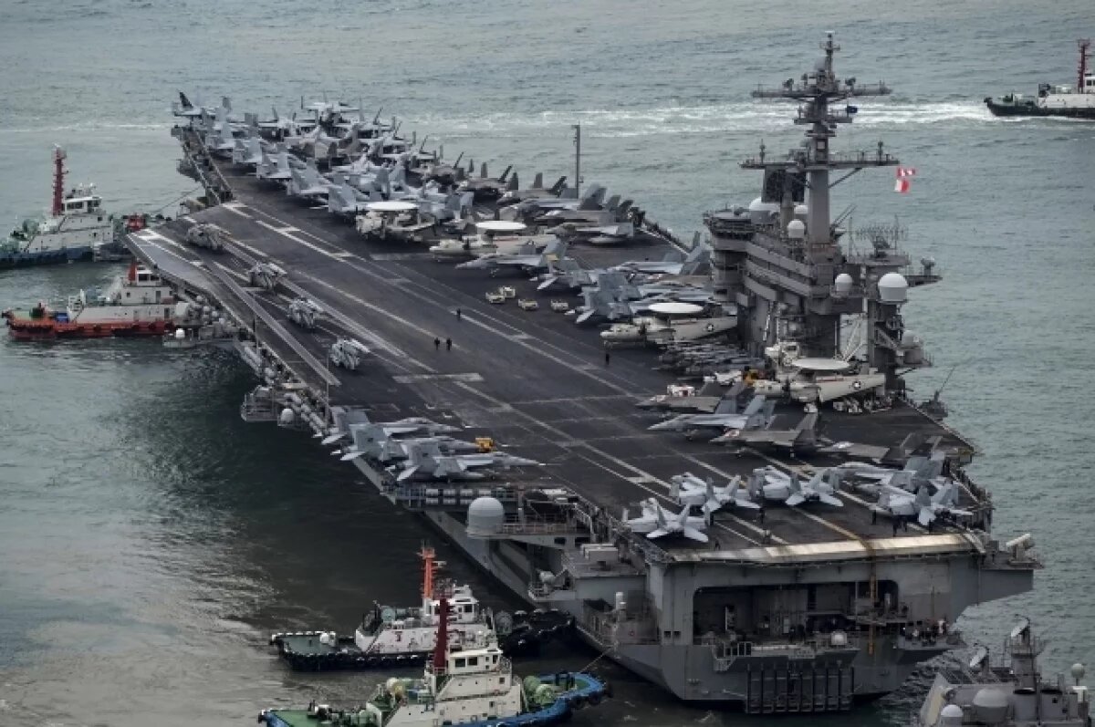    Хуситы сообщили о первой атаке на американский авианосец Carl Vinson