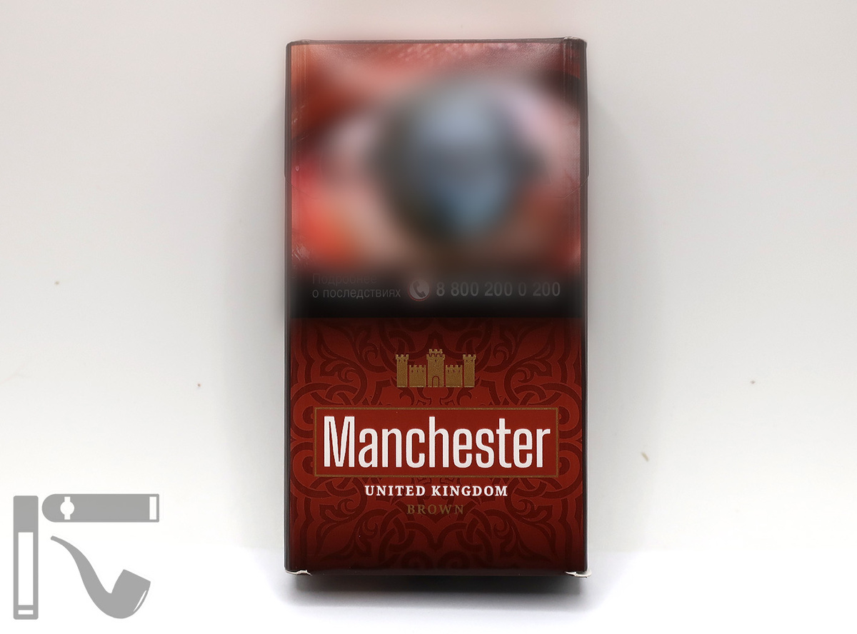 Сигареты Manchester Brown. Фото: © канал "Уголок Курильщика"