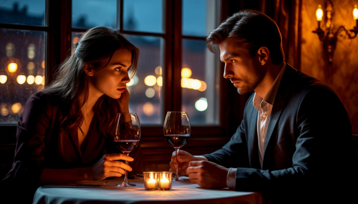 За столиком у окна в ресторане “Старый город”