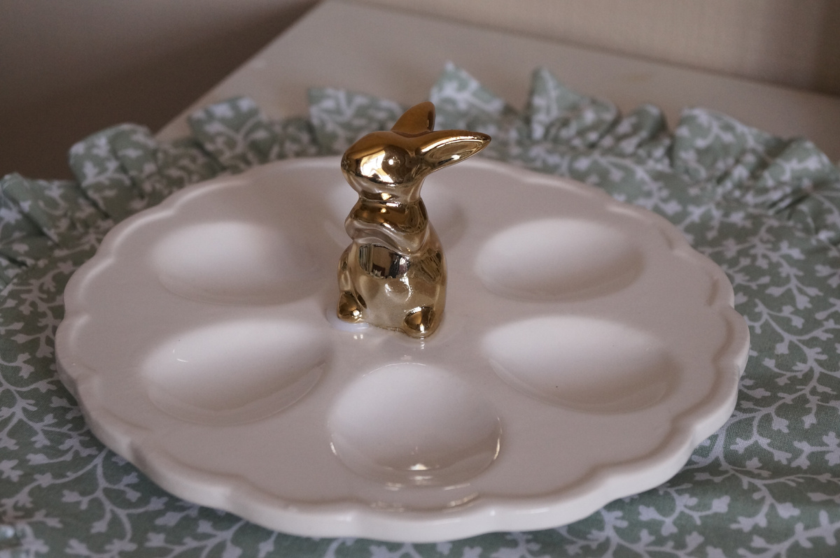 пасхальная тарелка для яиц