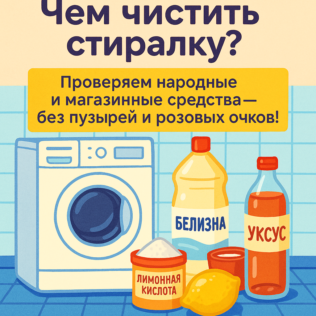 Чем можно чистить стиральную машинку