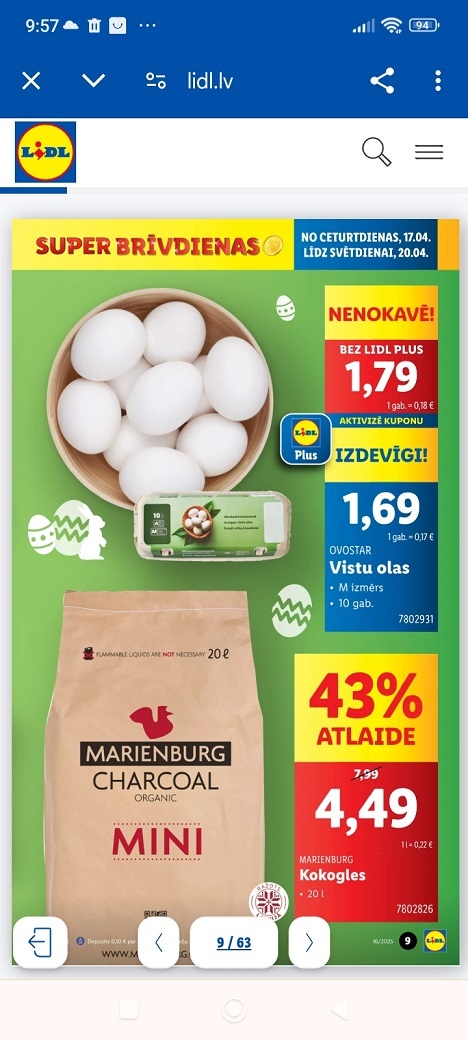 Рига, 17 апреля 2025