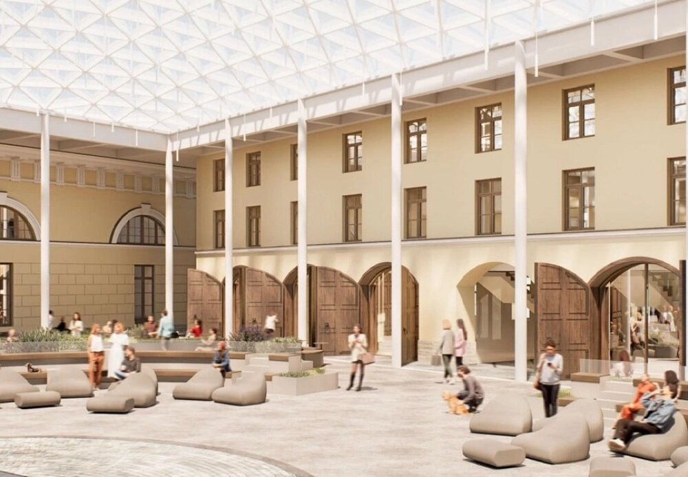    Вариант реконструкции Конюшенного ведомства Фото: Студия 44