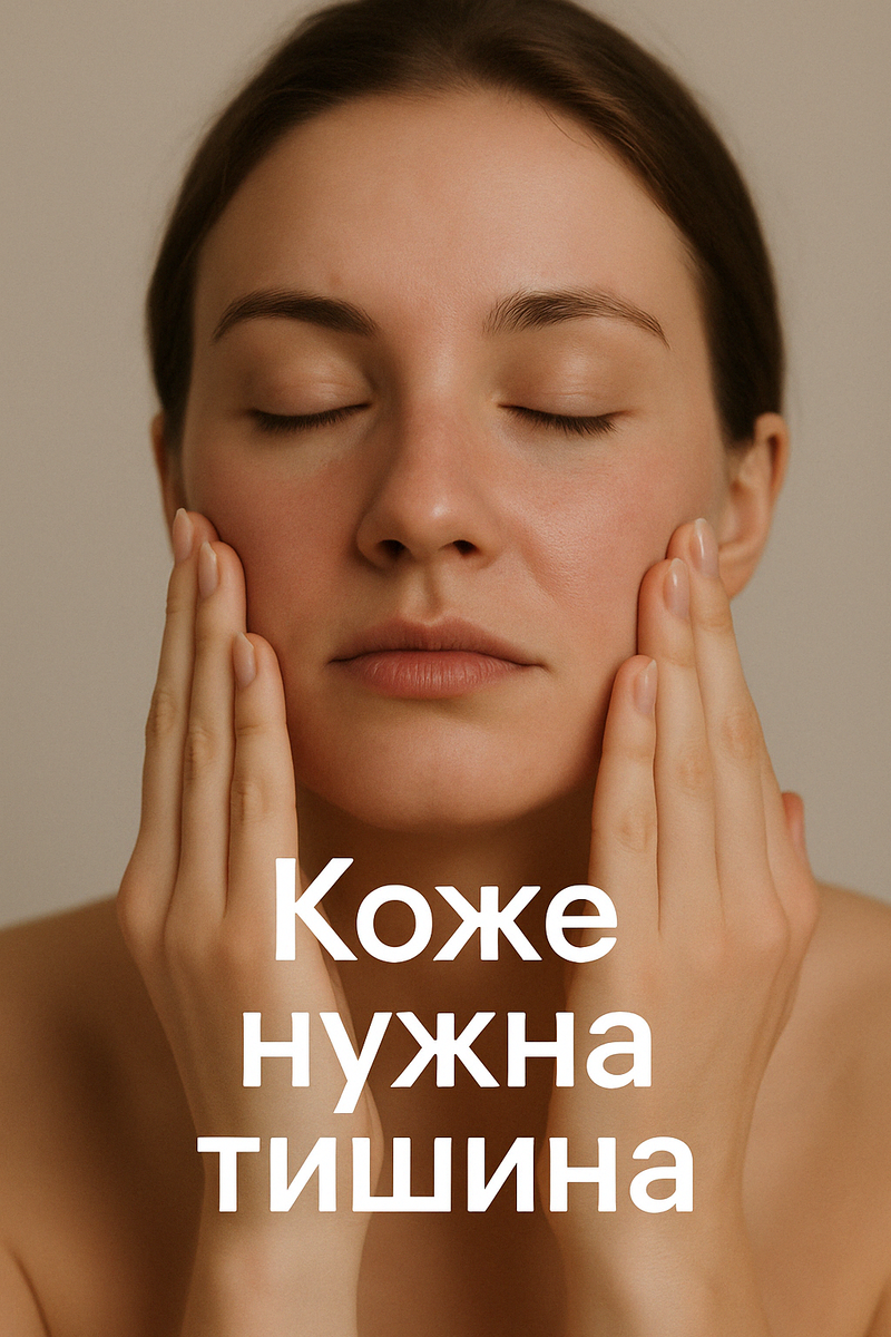 Кожа на всё орёт. А что если ей просто нужна тишина?