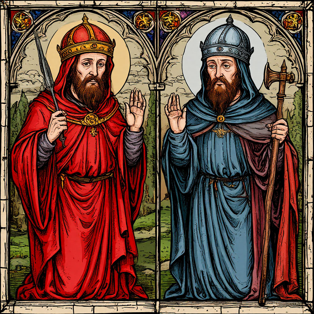 Разница между повтором и пародией в средневековом и рисованном стиле