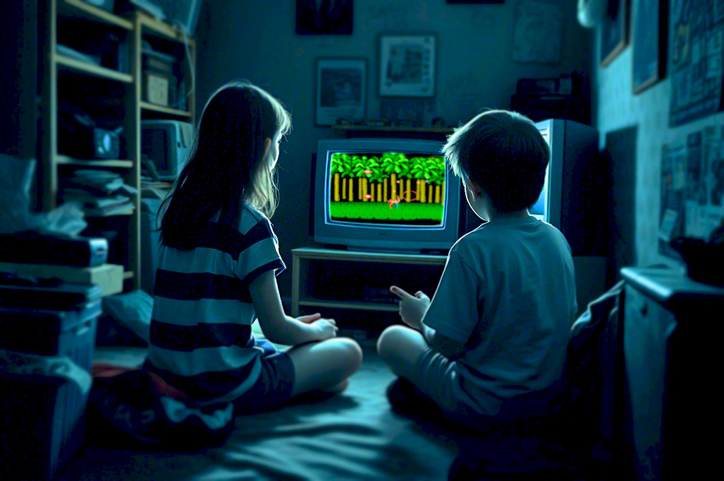 Уже с раннего возраста мальчики прогоняют девочек от игровых приставок, но зовут друзей.