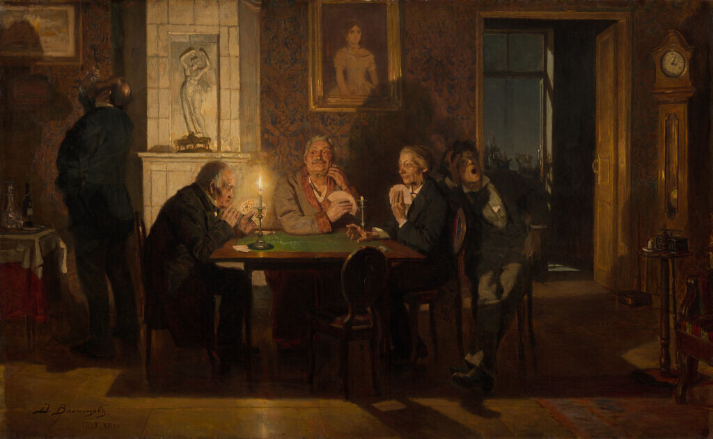 В. Васнецов. «Преферанс»