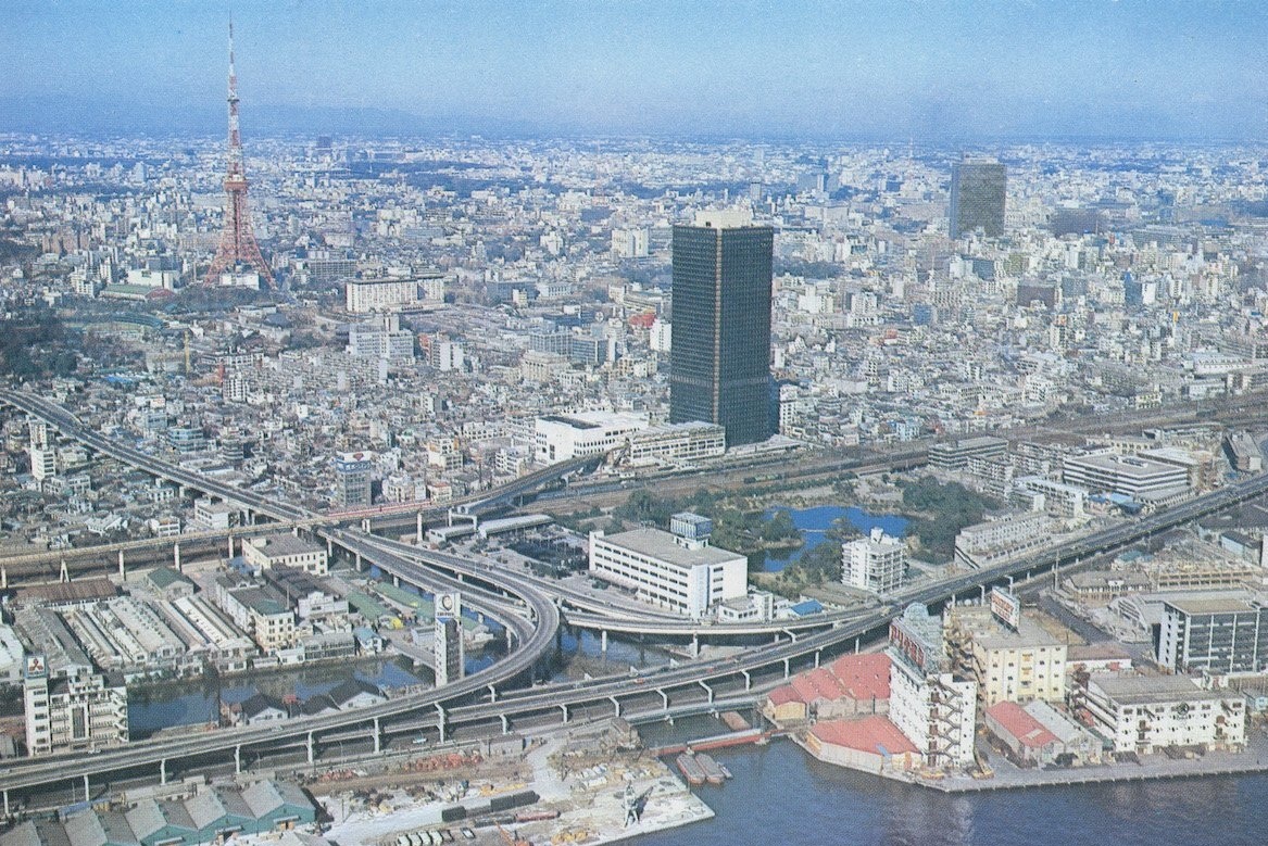 Токио уже в те времена был крупным городом. (Фото: i.pinimg.com).