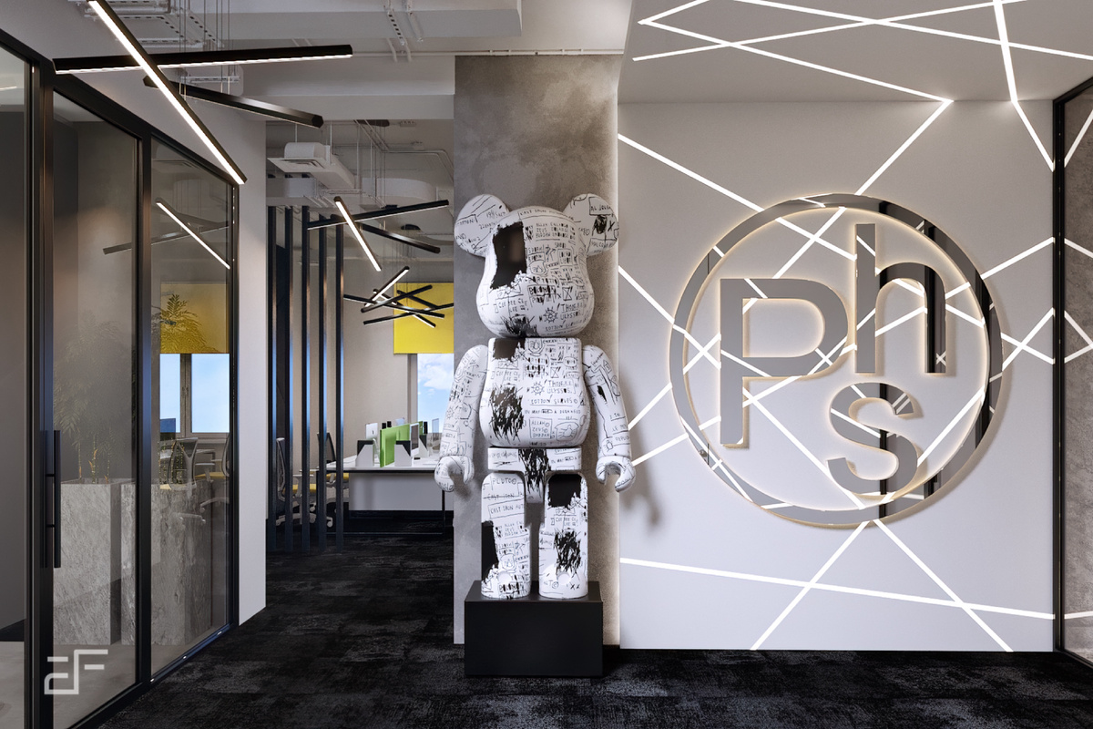 Идеальный дизайн офиса для большой компании: стиль, комфорт и продуктивность