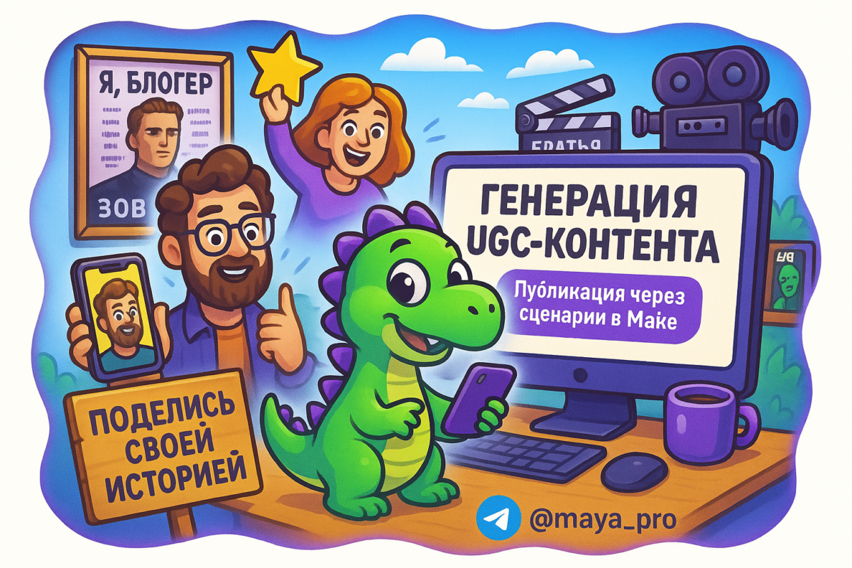    Генерируйте UGC-контент без усилий: как автоматизация в Make.com меняет маркетинг навсегда Артур Хорошев