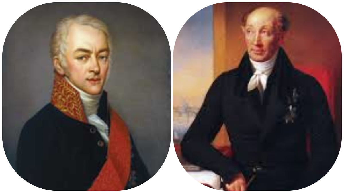 Алексей Разумовский и Михаил Сперанский. Фото из Википедии