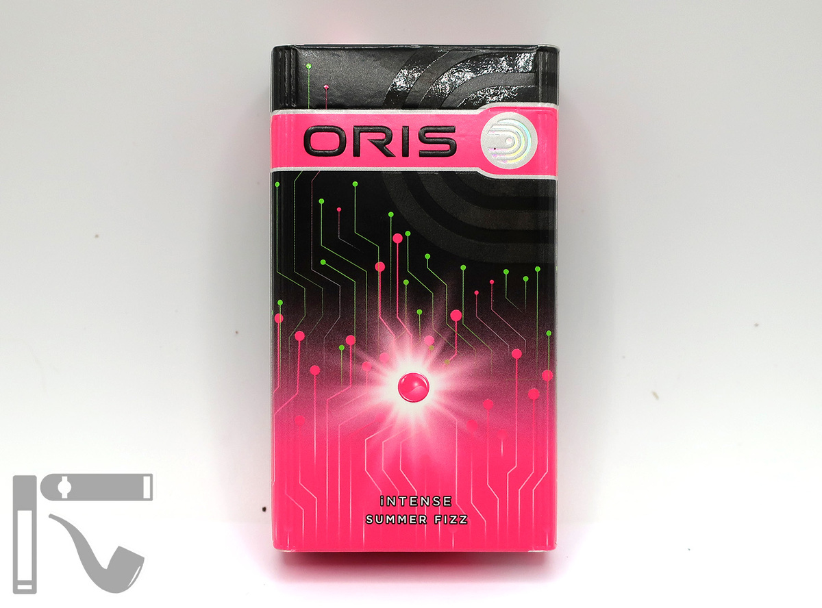 Сигареты Oris Intense Summer Fizz. Фото: © канал "Уголок Курильщика"